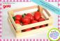 Mobile Preview: Erdbeeren in der handgefertigten Holzkiste